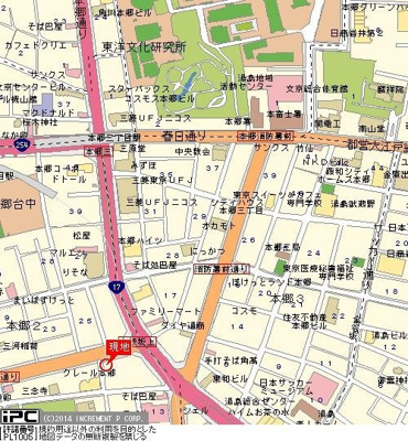 【地図】 | ロアール御茶ノ水順天堂大学前