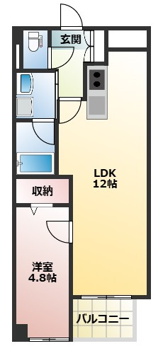 レヴァンテ薊野東町の間取り