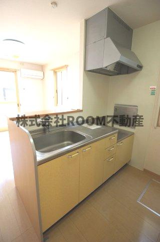 グランシャリオⅠ番館のキッチン|きれいなキッチンです