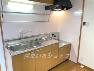 広島市安佐北区深川５丁目の賃貸マンションのキッチン|流し台新品です！