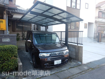 【駐車場】 | 野路町一戸建て貸家