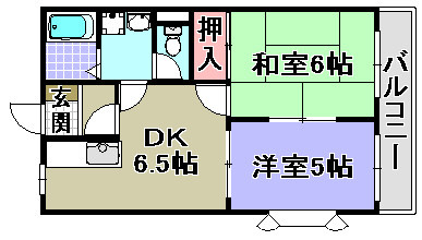 スパシーバ積川の間取り