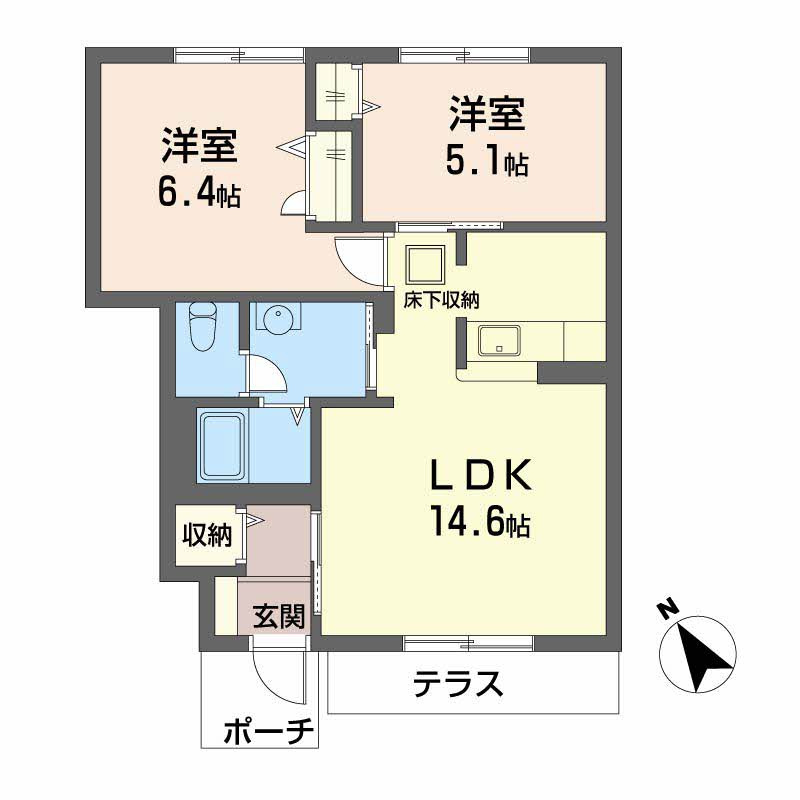 ディアスDの間取り