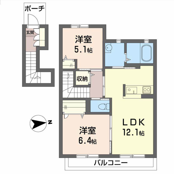 【間取り】 | フロントパディー