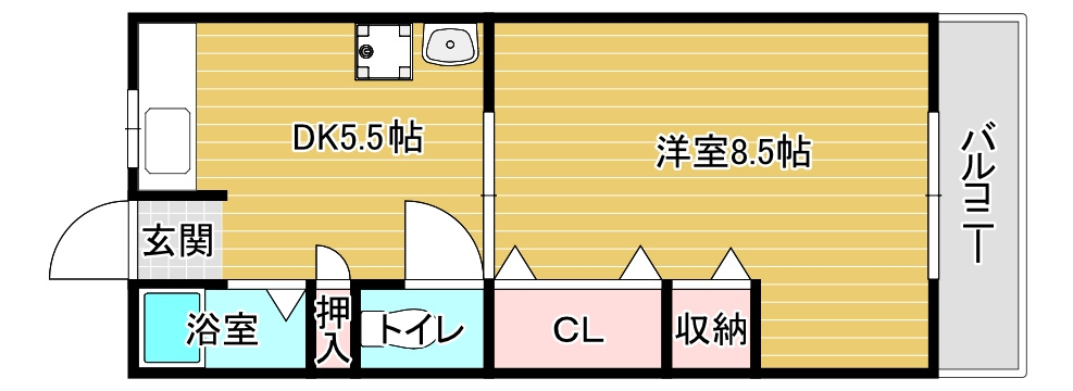 平井マンションの間取り