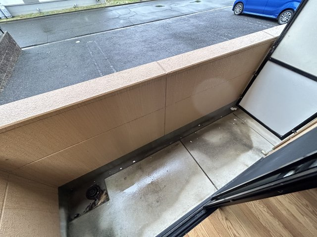 エバーレジデンスA棟のバルコニー