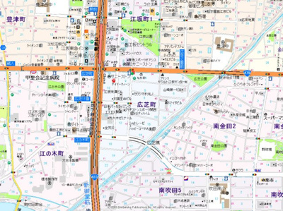 【地図】 | ビスタ江坂南