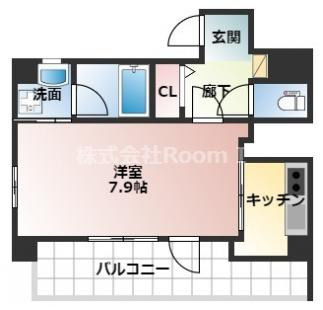 【間取り】 | キャピトル安堂寺