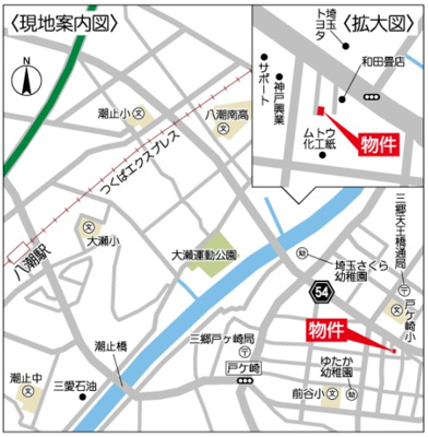 【地図】 | 戸ヶ崎3丁目2080テクノ