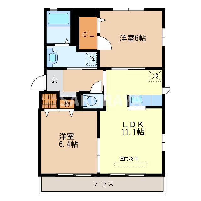 グランフルールの間取り