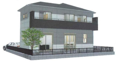 【外観パース】 | 柏町4丁目　全1棟 | ※建物完成予想図