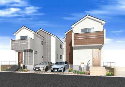 【外観パース】 | 小平市上水新町3丁目 | 2021年4月完成予定です。