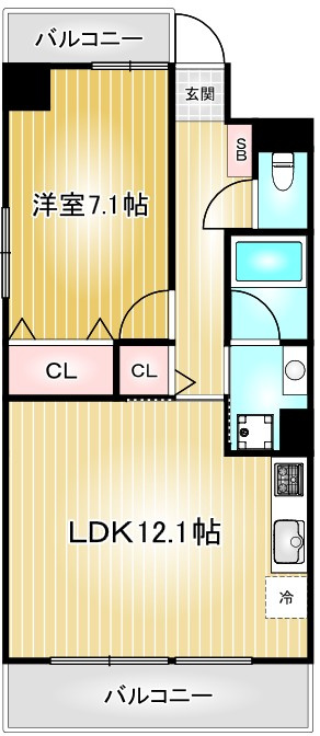 ヴェネチアプリモ｜名古屋市の賃貸ならMy賃貸の間取り|ヴェネチアプリモ