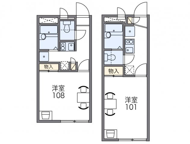 【間取り】 | レオパレスコア