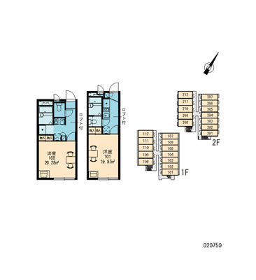 【区画図】 | レオパレスコア