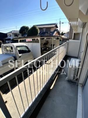 【バルコニー】 | レジデンスさくら | 広々としたバルコニーです同型タイプ