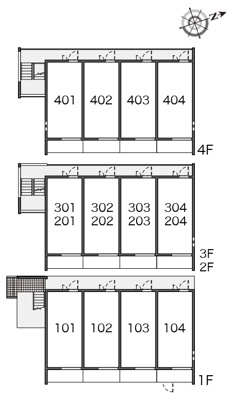 【区画図】 | クレイノ梅香