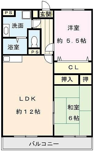 ＧＲＥＥＮ　ＨＩＬＬＳ津福の間取り