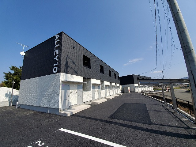 ALLEY Ⅹ(アレイ10）の外観パース|オシャレでツートンカラーのモダンな外観です。