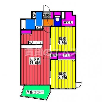 【間取り】 | セルブ春町Ｇ－ＥＸＥＣＵＴＩＶＥ | セルブ春町Ｇ－ＥＸＥＣＵＴＩＶＥの間取り