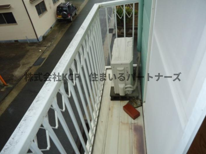 フラワービレッジのバルコニー|広々としたバルコニーです