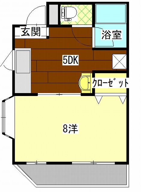 ソワール西秦Iの間取り