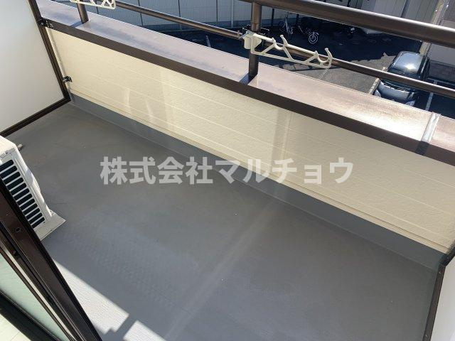 ハイツレジェンドのバルコニー|陽当たり良好なバルコニーです