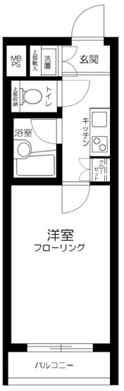 【間取り】 | ルーブル高円寺弐番館