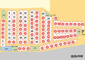 【区画図】 | 東沼波プライムシティー