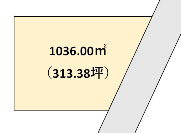 海南市野尻・土地・123340の区画図