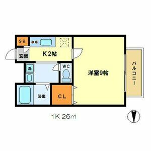 【間取り】 | アムール一乗寺