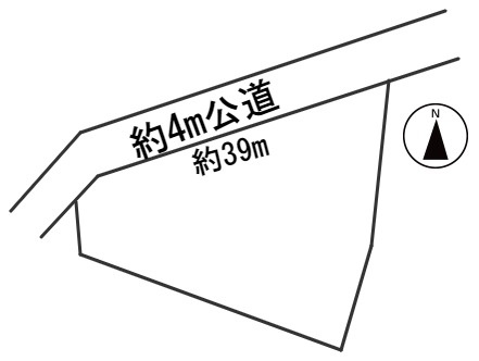 ５６４３２　岐阜市長良雄総土地の区画図