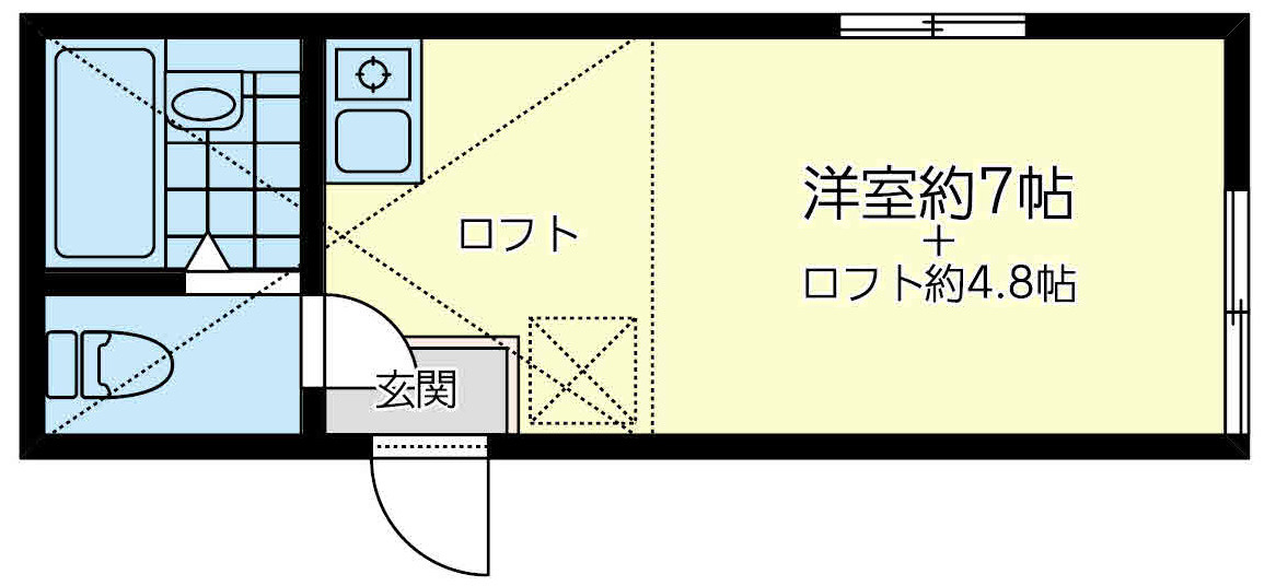 ユナイト 川崎ルドルフの杜の間取り
