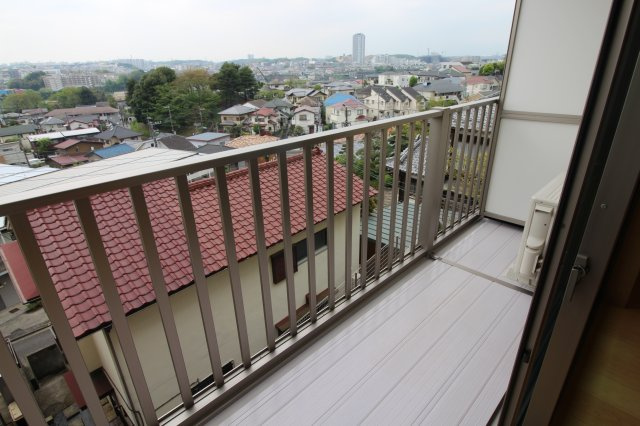 SKY VIEW 田奈のバルコニー|前回募集時の写真です。現況優先