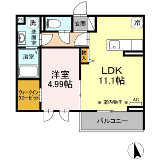 【間取り】 | アルタフォーレB