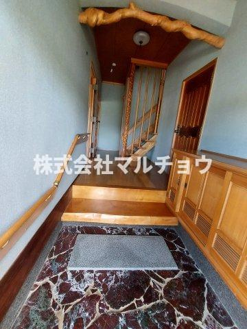 朝来一戸建の玄関|毎日通る玄関はこちらです