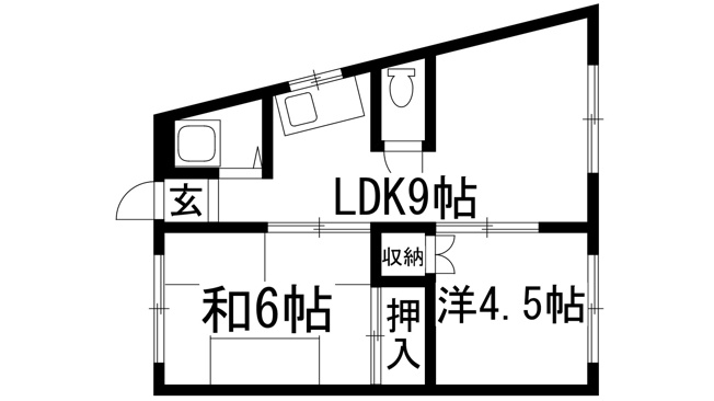 【間取り】 | 島上マンション北棟