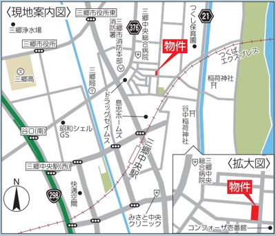 【地図】 | 中央4丁目土地170坪アパート用意