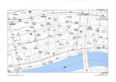 【地図】 | 高知市堺町　店舗