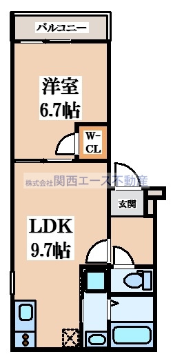 【間取り】 | フジパレス弥刀駅東