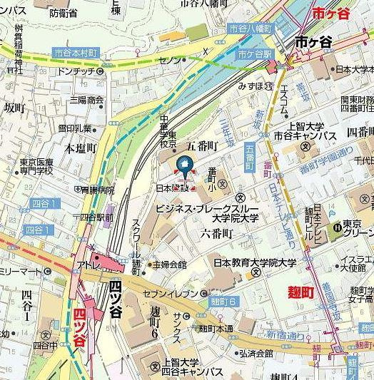パレロワイヤル六番町の地図|パレロワイヤル六番町