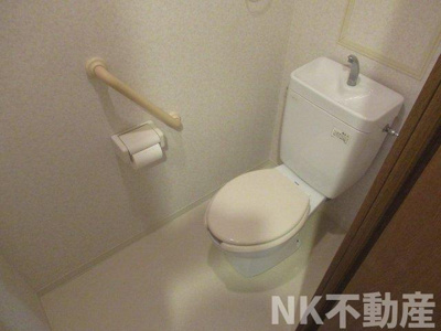 【トイレ】 | ヌカタコルンウエスト（額田賃貸） | ゆったりとした空間のトイレです