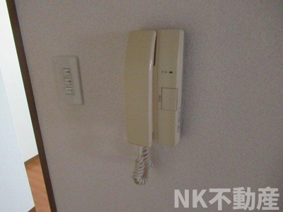 【セキュリティ】 | ヌカタコルンウエスト（額田賃貸） | インターフォンです