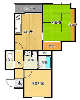 ライオンズマンション神戸の間取り