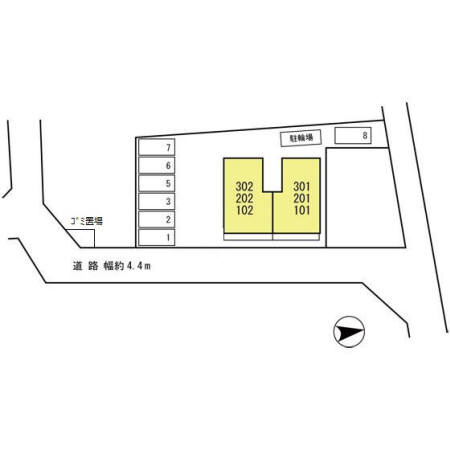 ソシア・ポレポレの区画図