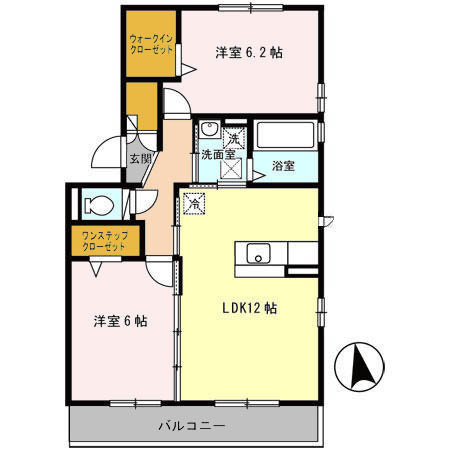 ソシア・ポレポレの間取り