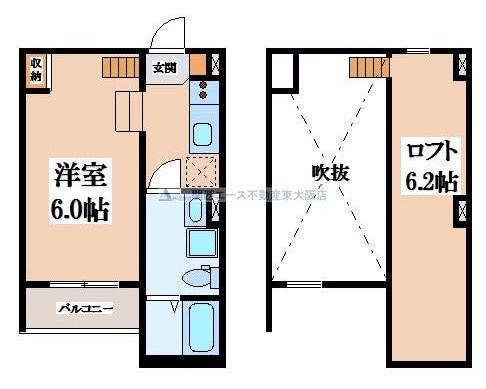 【間取り】 | ラズワルド東大阪