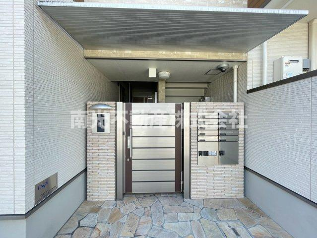 フジパレス弥刀駅東のエントランス