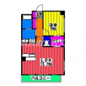 【間取り】 | スタンドリバーしののめの間取り