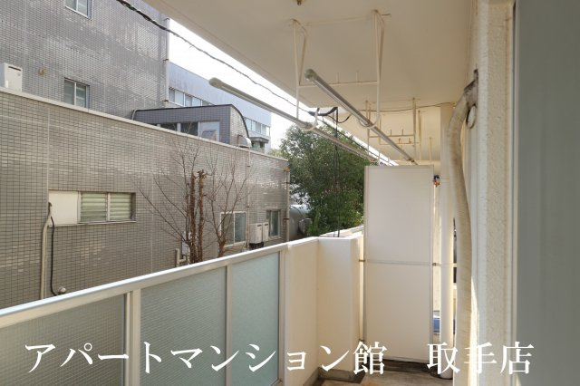 藤代ハイツのバルコニー